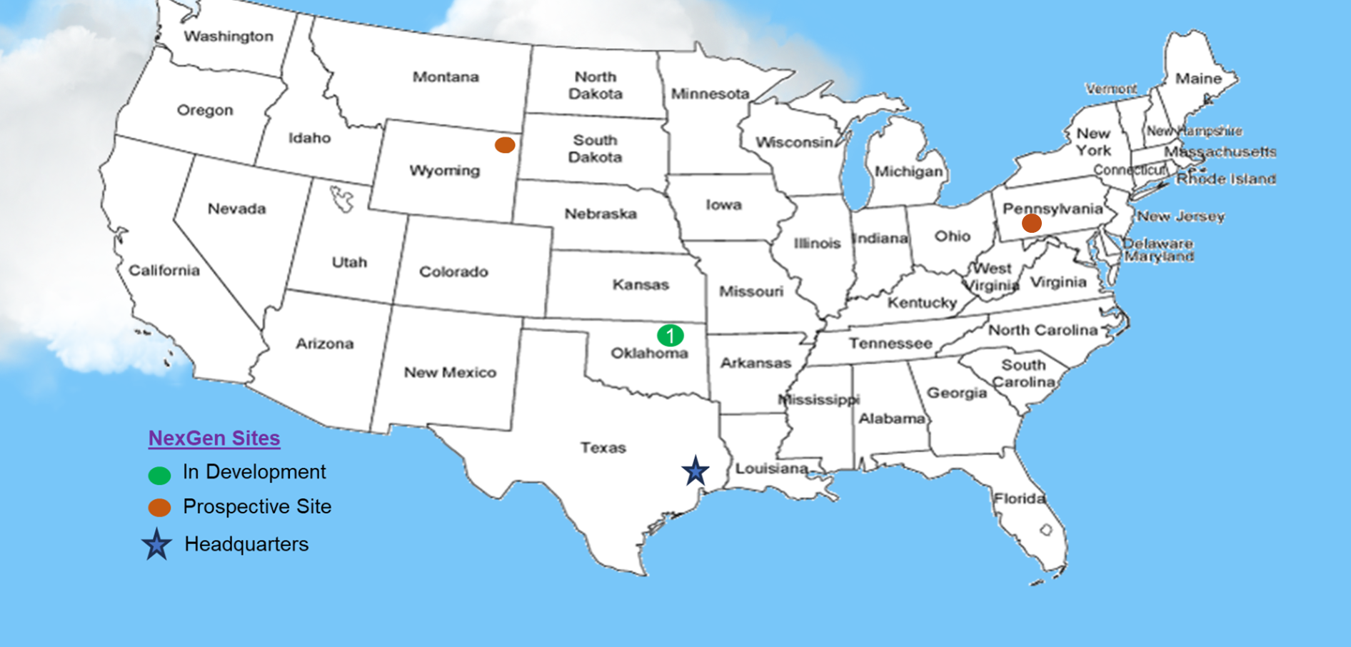 NexGen Geographical Location