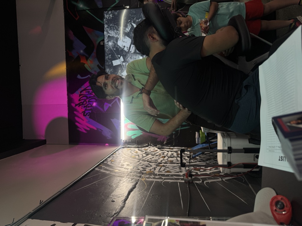 Ricardo providing massage therapy